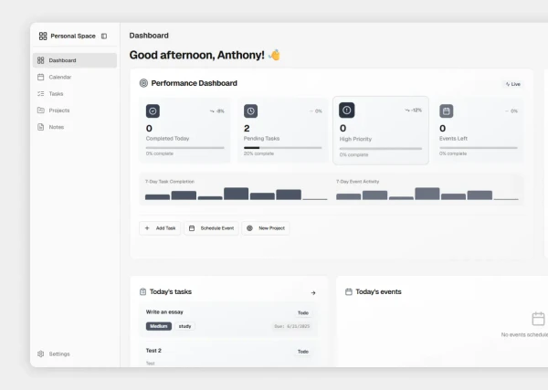 Personal Space App Development
