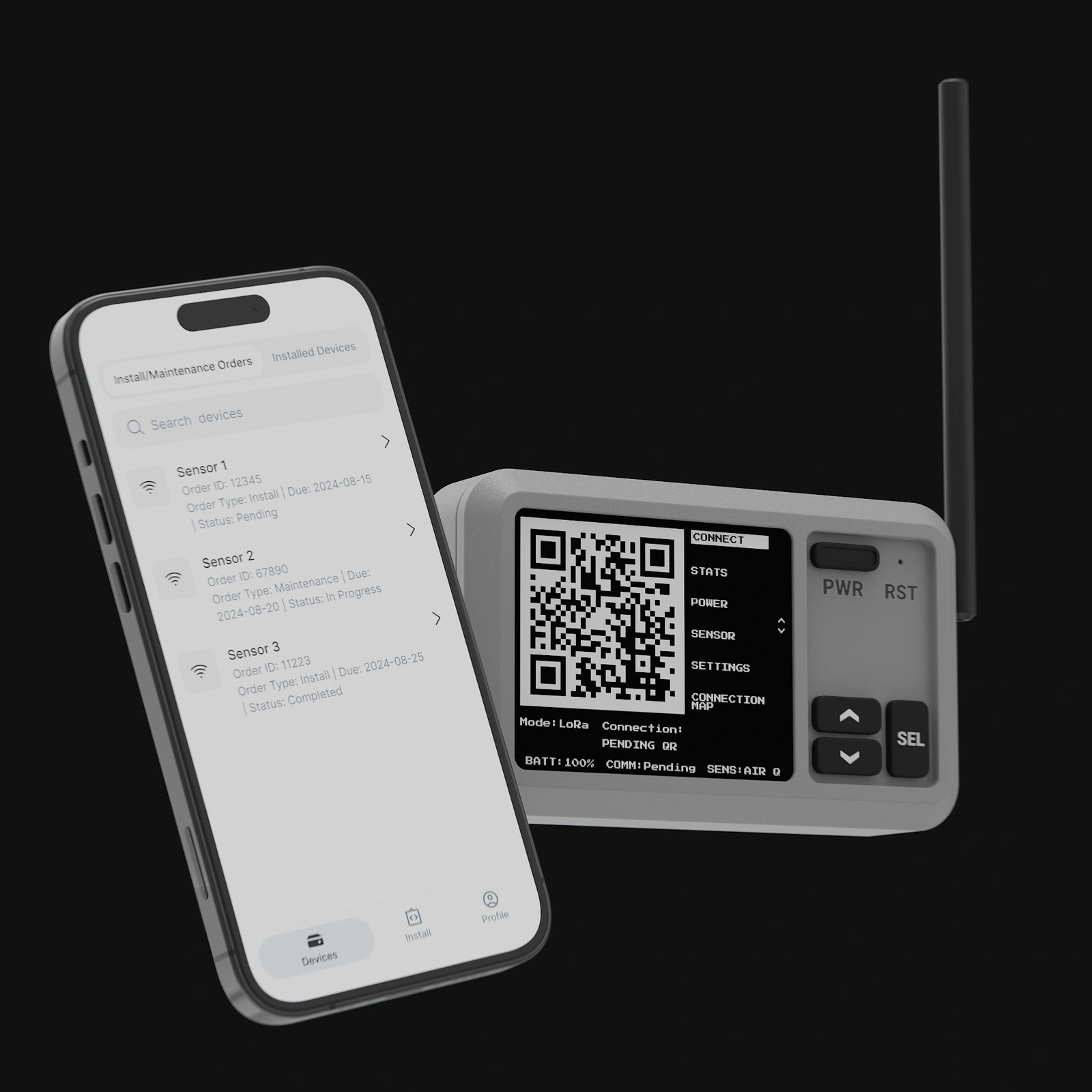 Systems Architecture and UX for smart city sensor system